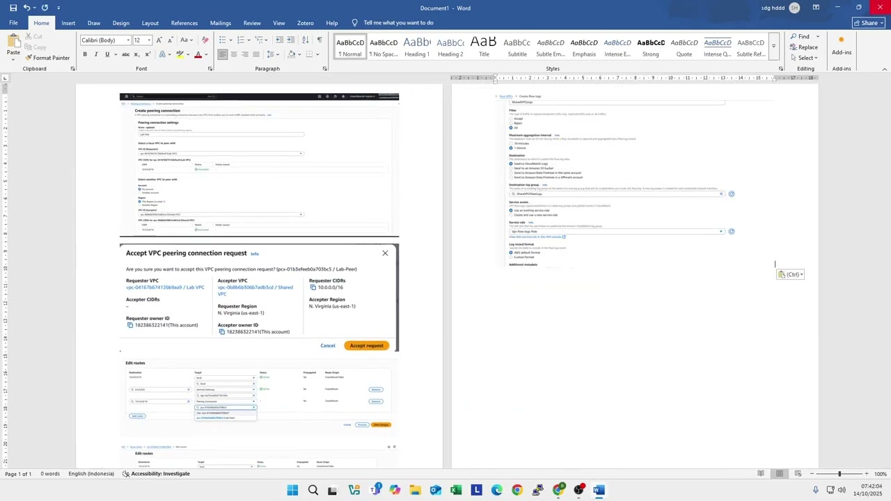 [cloud Architecting] Lab 8 Guided lab: Creating a VPC Peering Connection