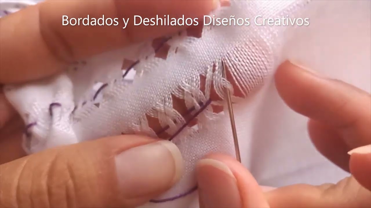 Deshilado con hilo 13