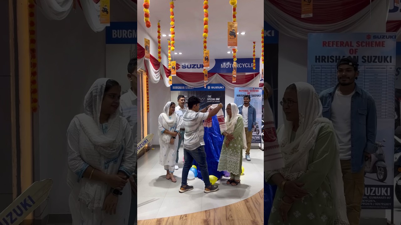 SUZUKI ACCESS 125 BT © Delivery Celebration | 11/11/2023 @ Hrishaan Suzuki  | Guwahati (Assam)