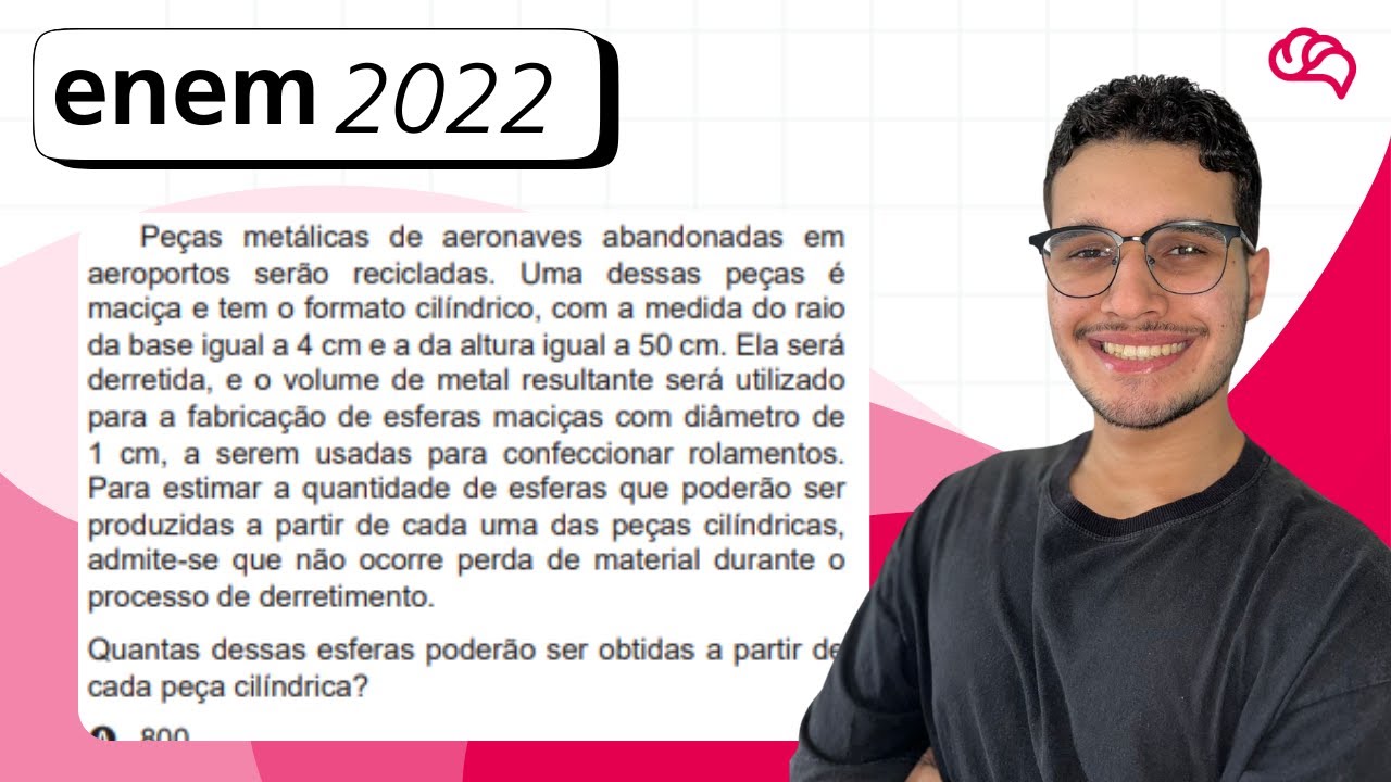 ENEM 2022 – Questão 174: Peças metálicas de aeronaves abandonadas em aeroportos serão recicladas