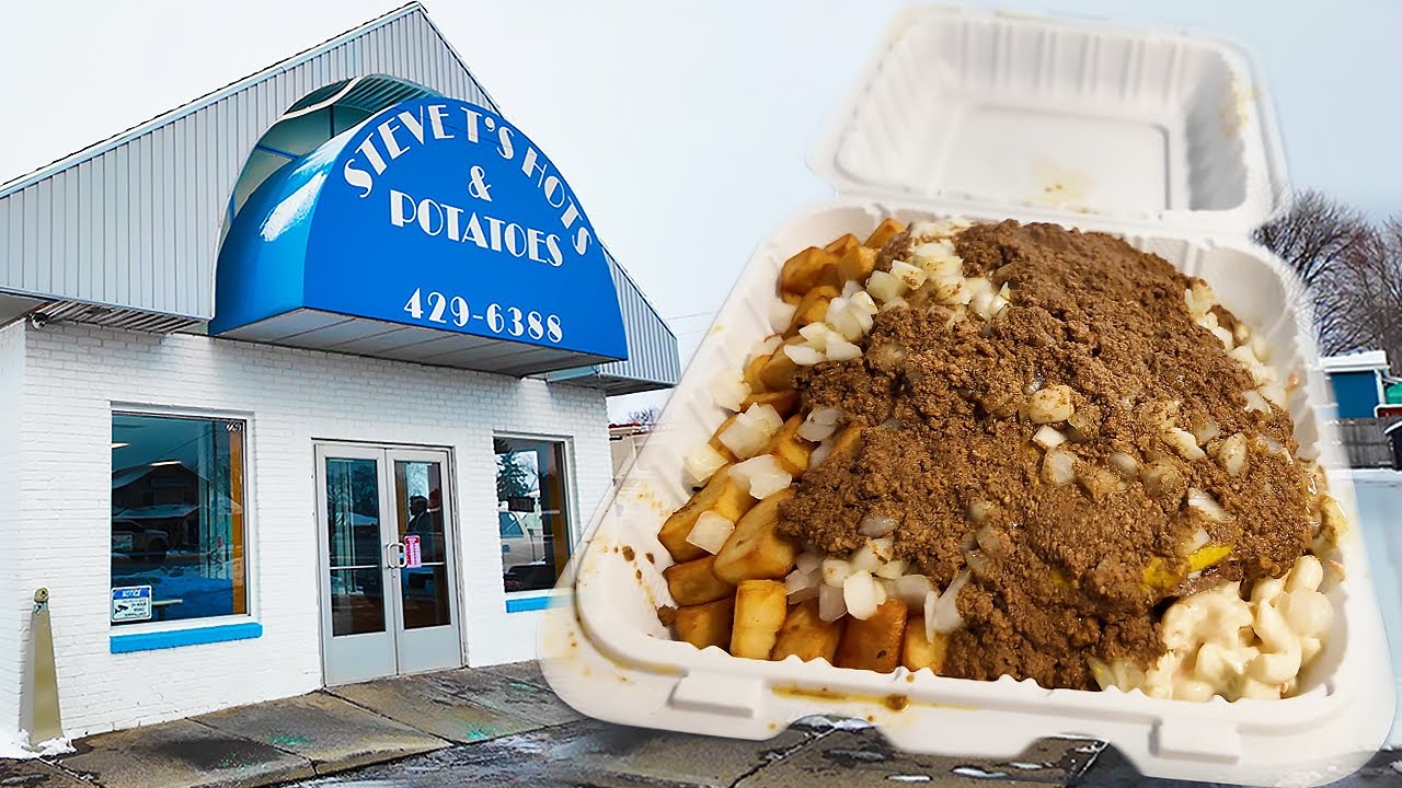 Лучшее блюдо из жареной картошки в Рочестере, штат Нью-Йорк — Steve T’s Hots & Potatoes.