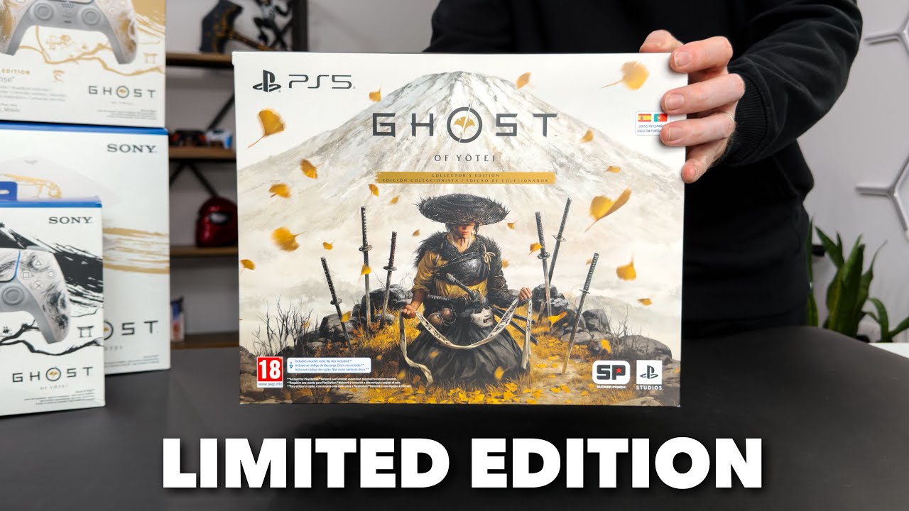 NEW Ghost of Yōtei Collector&rsquo;s Edition: PS5 Pro + Controllers Unboxing