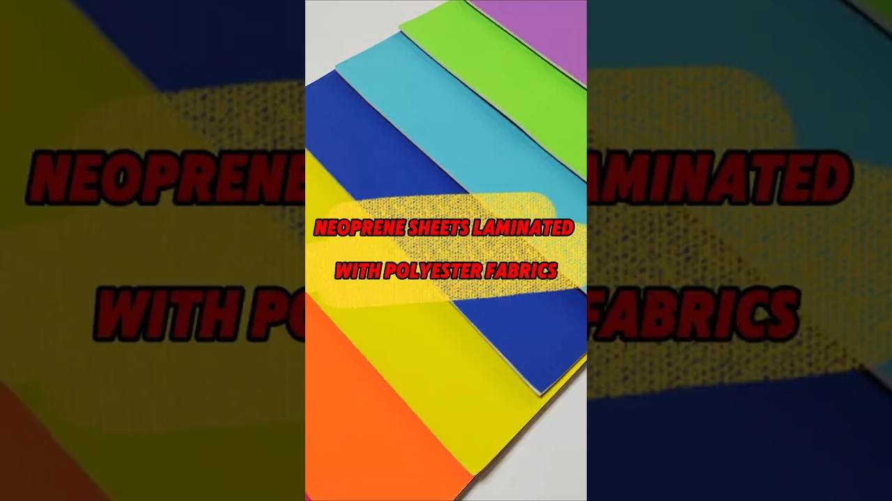 Discover the Ultimate Performance Fabric: Neoprene Laminated with Polyester!