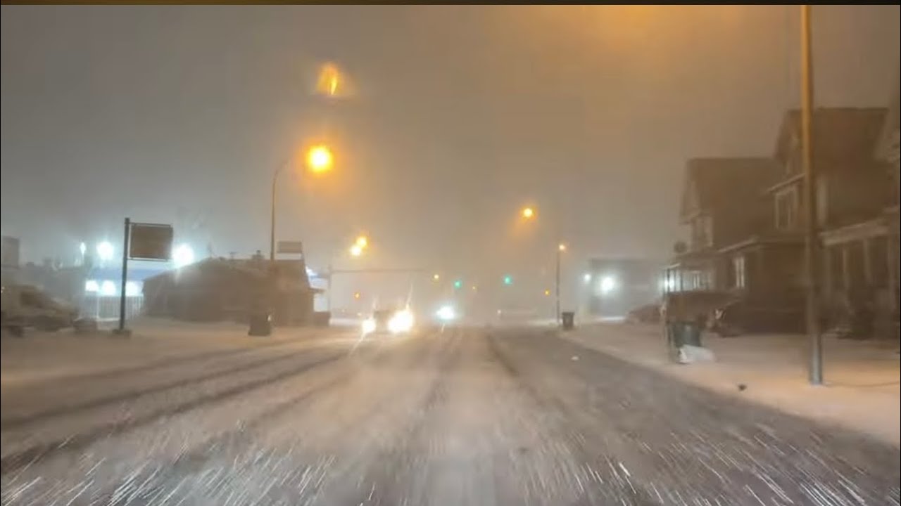 Driving in Buffalo Storm