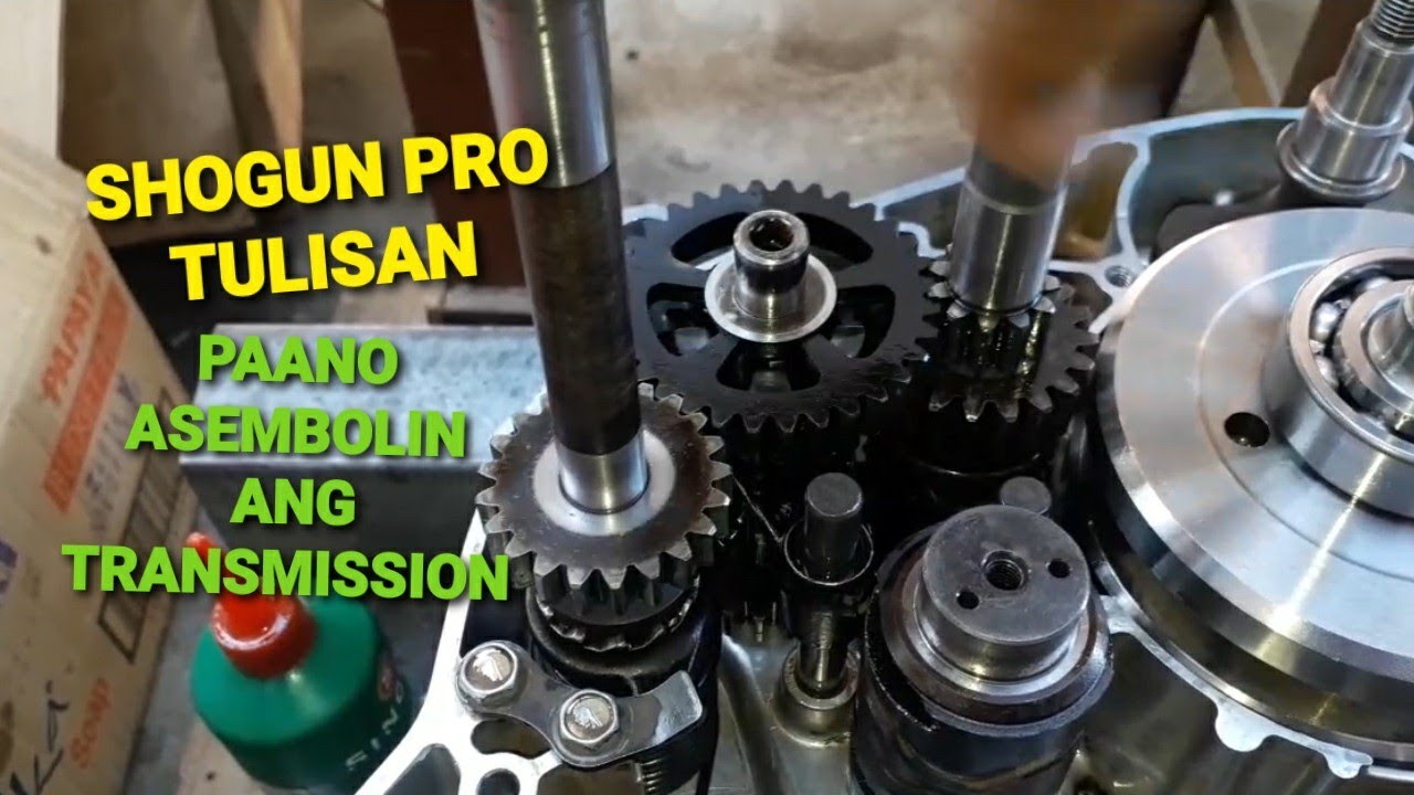 SHOGUN PRO 125 TULISAN PAANO ASEMBOLIN ANG TRANSMISSION