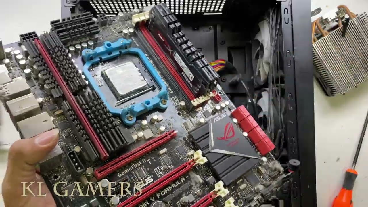 AMD FX8350 ASUS ROG CROSSHAIR V FORMULA Z msi GTX1070 Gaming X PC Clean Dust