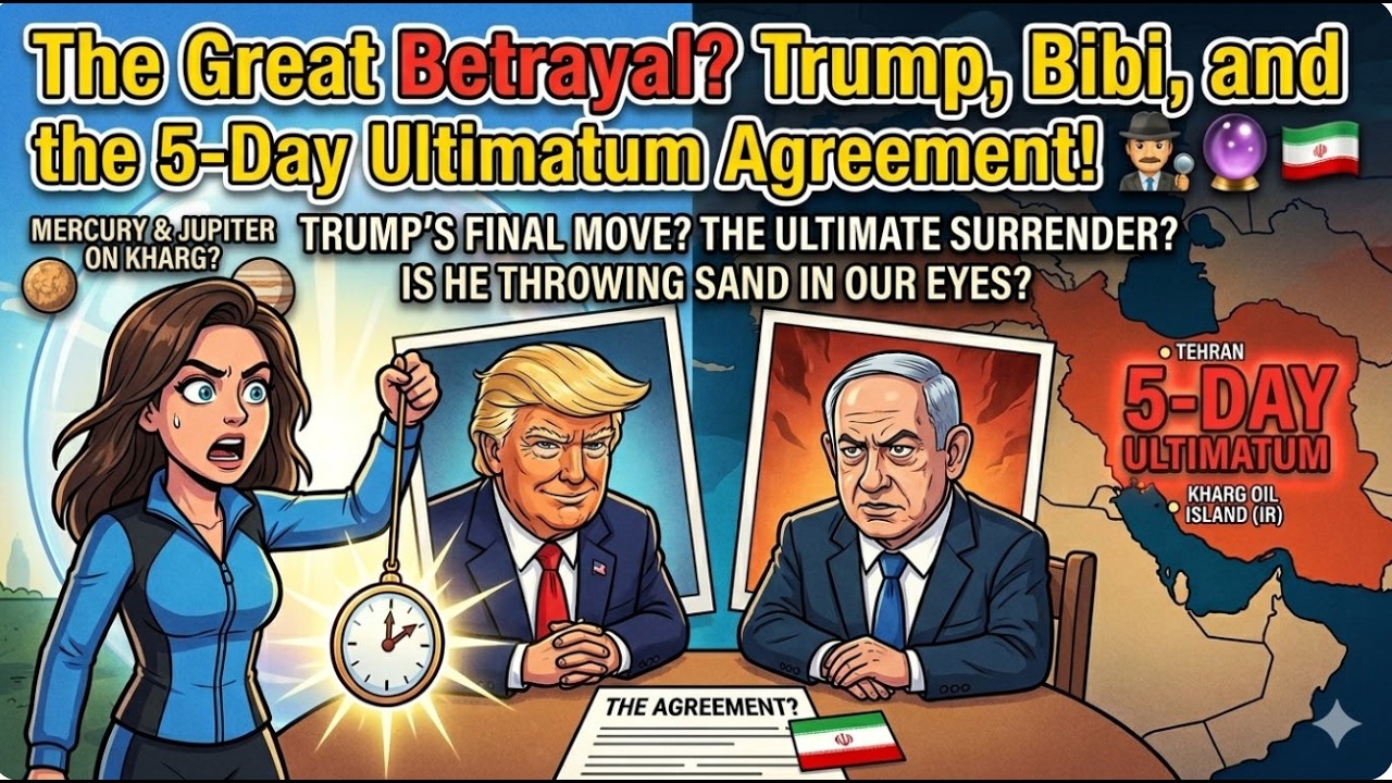 The Great Betrayal? Trump, Bibi & Iran: The 5-Day Ultimatum Agreement! 🇮🇷🕵️&zwj;♂️🔮 23.3.26
