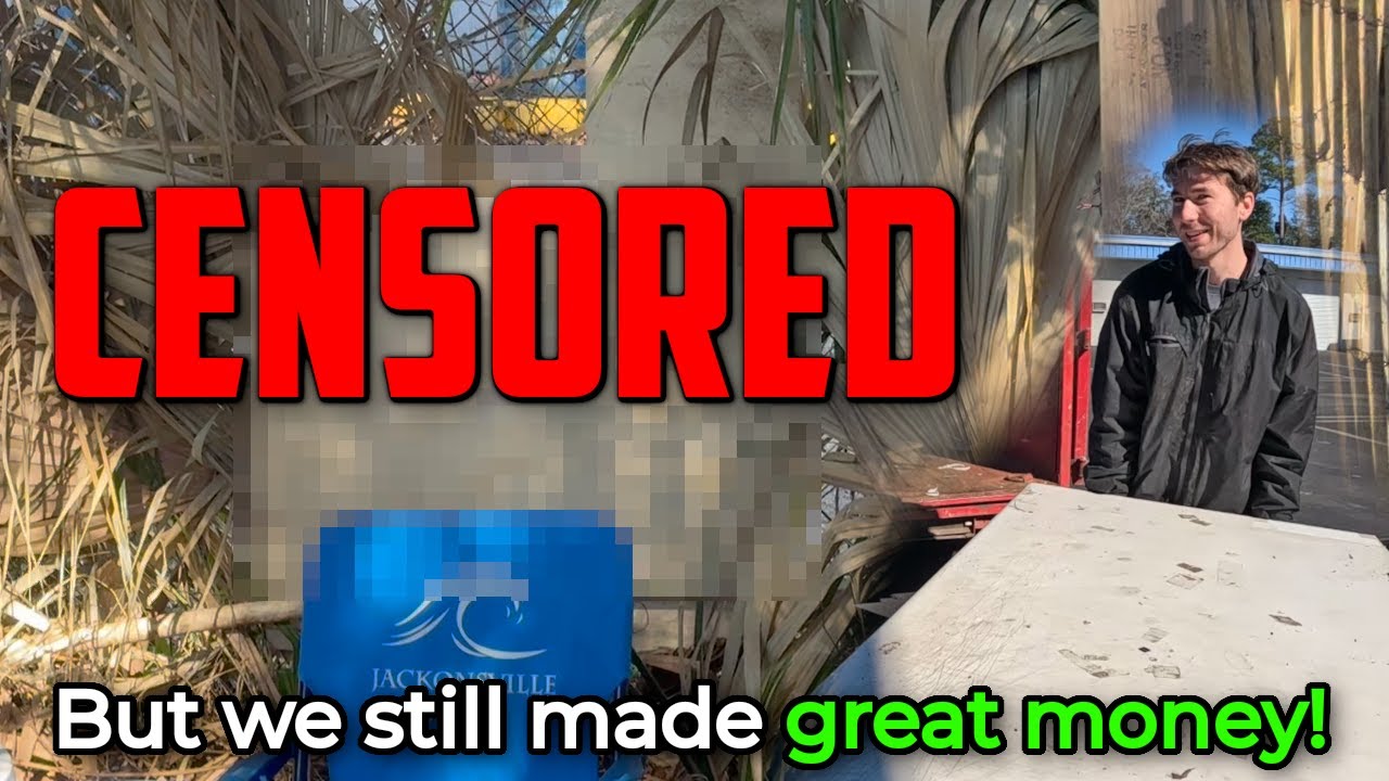 This homeless guy left us a NASTY WARNING. We cleaned out an ABANDONED OFFICE building