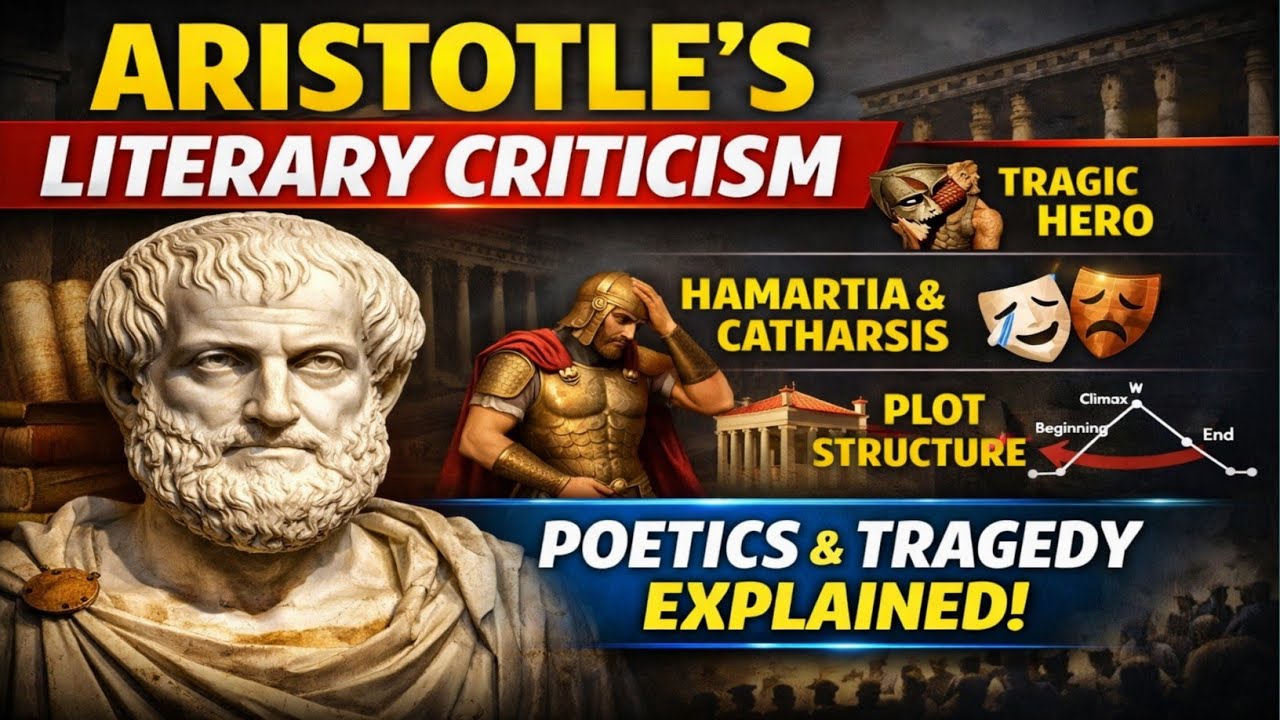 Aristotle Literary Criticism | Hamartia, Catharsis & Tragic Hero #EnglishLiterature