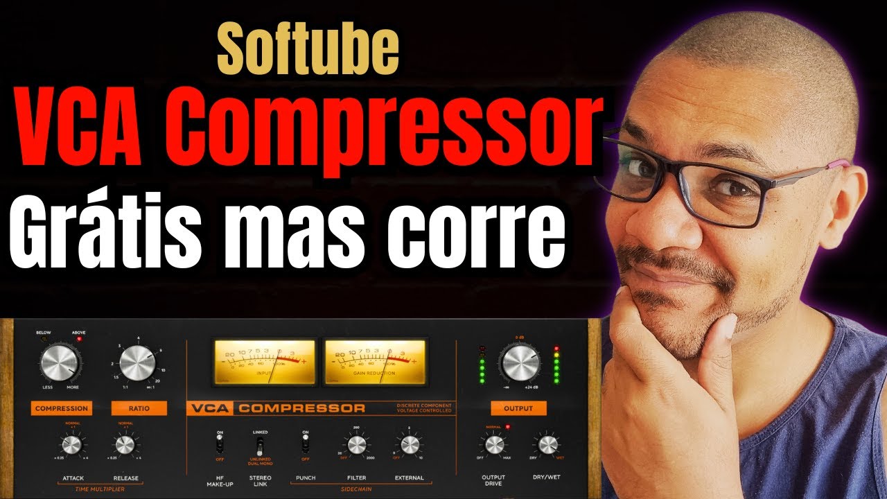 🚨VCA Compressor Softube  | Compressor INCRÍVEL emulando o Dbx160 - Grátis mas corre!
