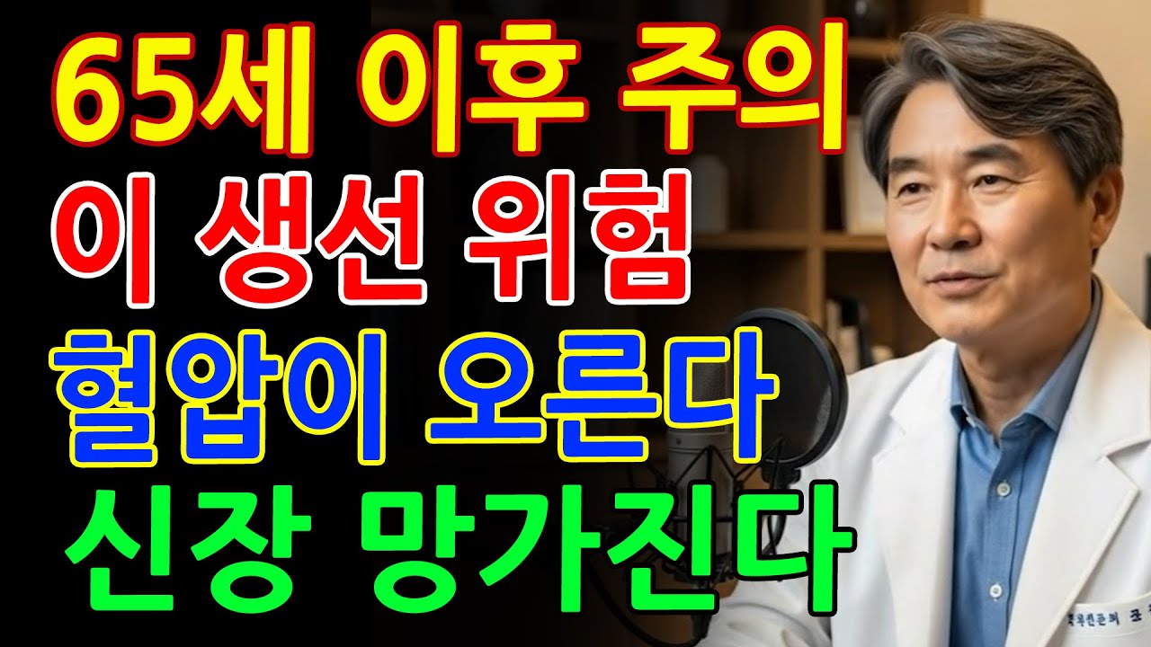 65세 넘으면 이 생선 절대 드시지 마세요! 혈압·간·신장 망치는 위험한 생선 4가지ㅣ인생이야기｜삶의지혜｜노후사연｜오디오북
