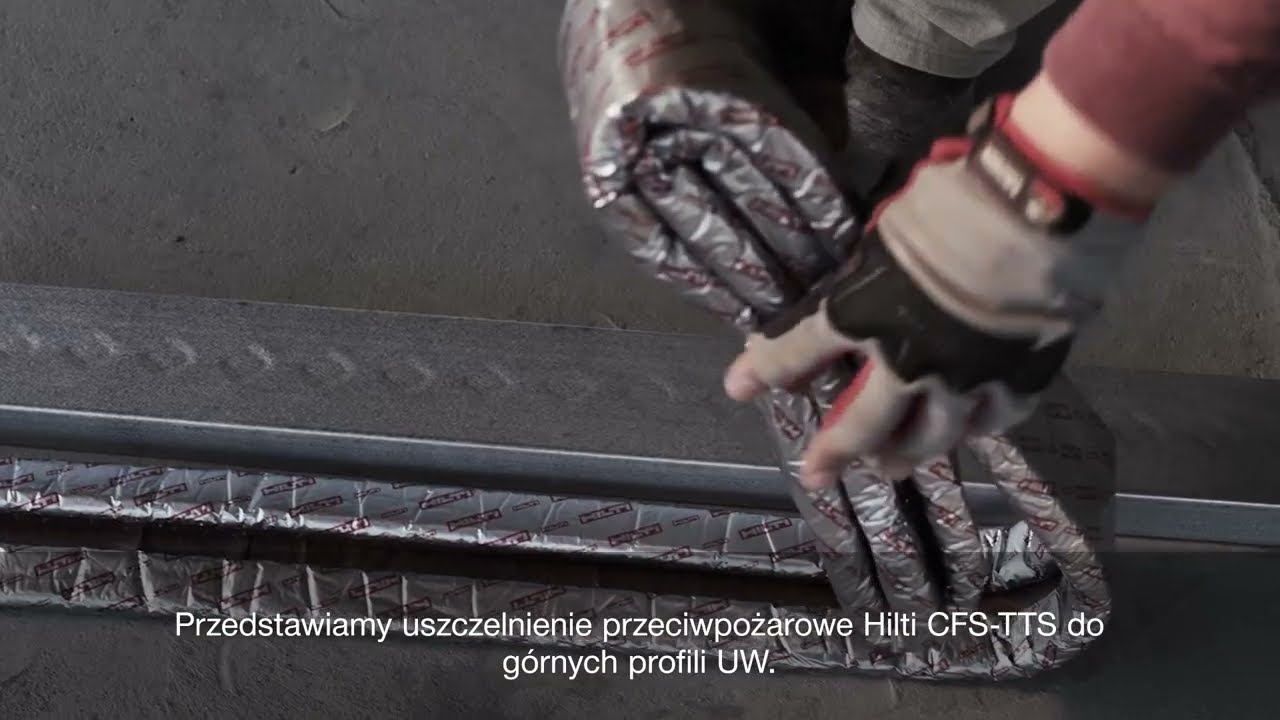 Hilti CFS-TTS E 🔥 Szybki montaż. Pełna ochrona ogniowa w każdym detalu 🔴