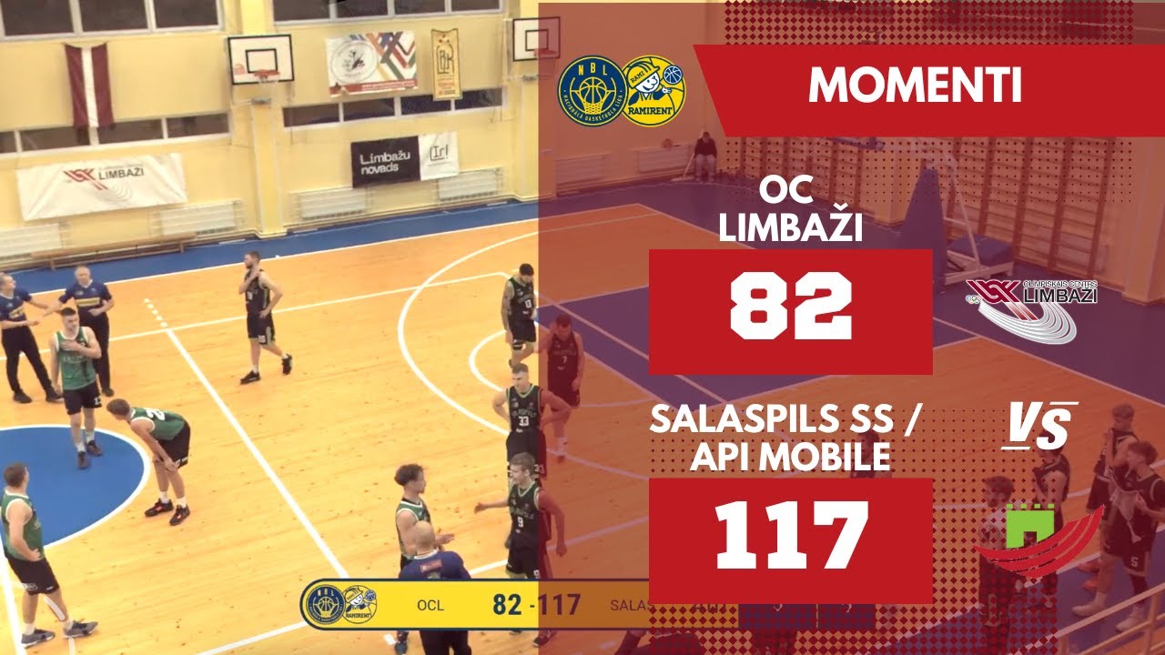 NBL Regulārā Sezona: OC Limbaži - Salaspils SS/API Mobile | Labākie Momenti