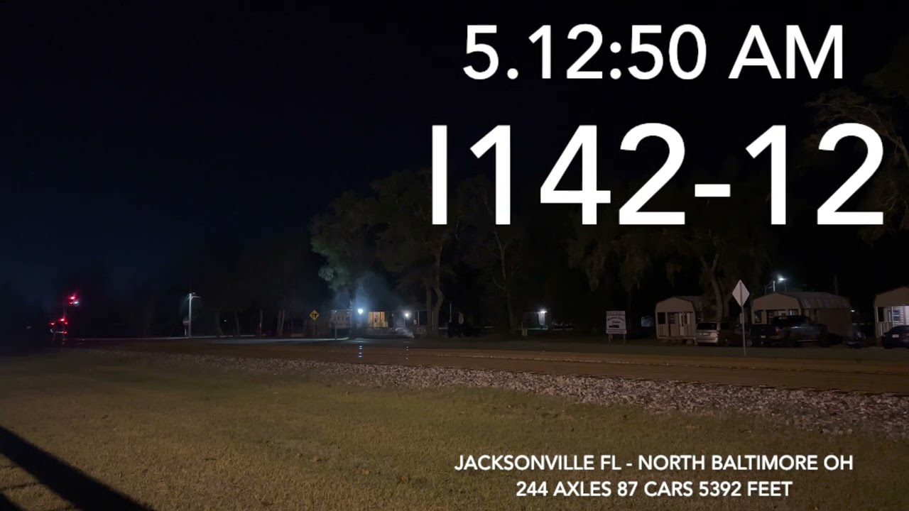 49 trains in 60 hours at Folkston Ga 11/11/22-11/14/22 CSX and Amtrak with new symbols B,C,I,L,M