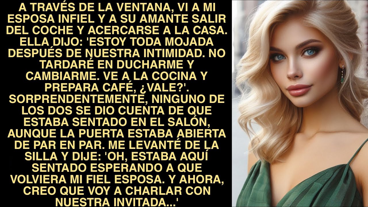 A Través De La Ventana, Vi A Mi Esposa Infiel Y A Su Amante Salir Del Coche Y Acercarse A La Casa.
