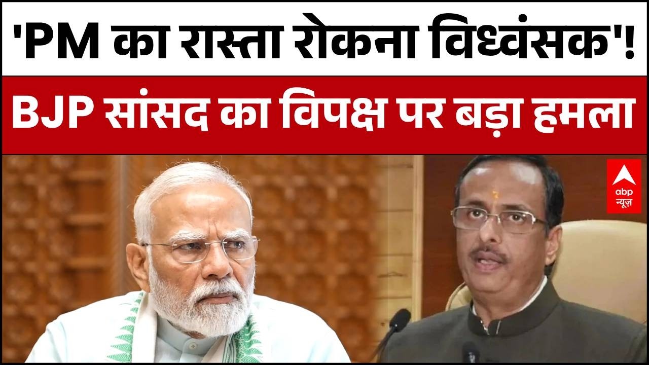 Parliament Budget Session: प्रधानमंत्री का रास्ता रोकने पर बोले BJP सांसद Dinesh Sharma | PM Modi