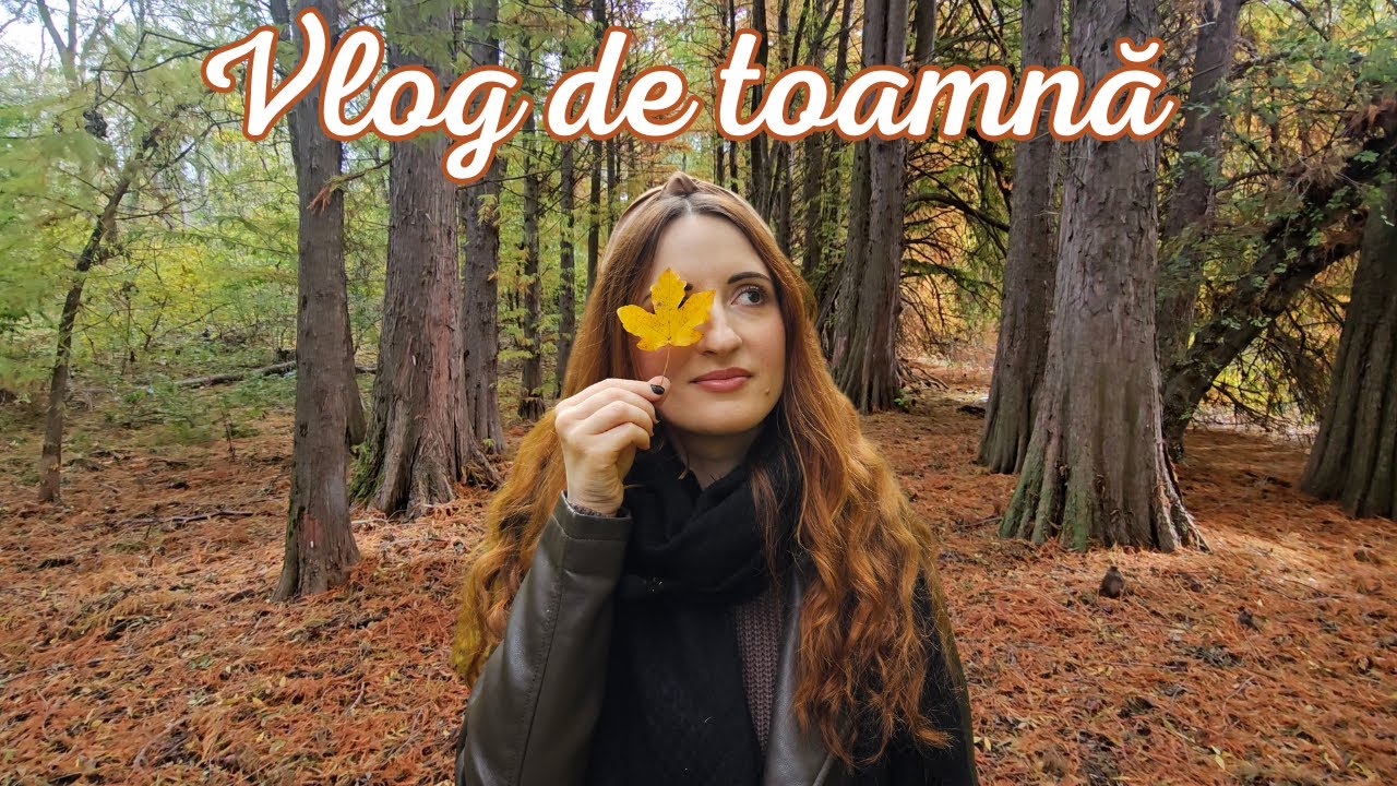 Vlog de toamnă 🍂 Plimbare în Pădurea Cernica & restaurant vegan, pizza fără gluten și castane coapte
