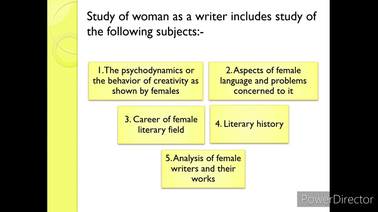 Elaine Showalter: Towards a Feminist Poetics Summary