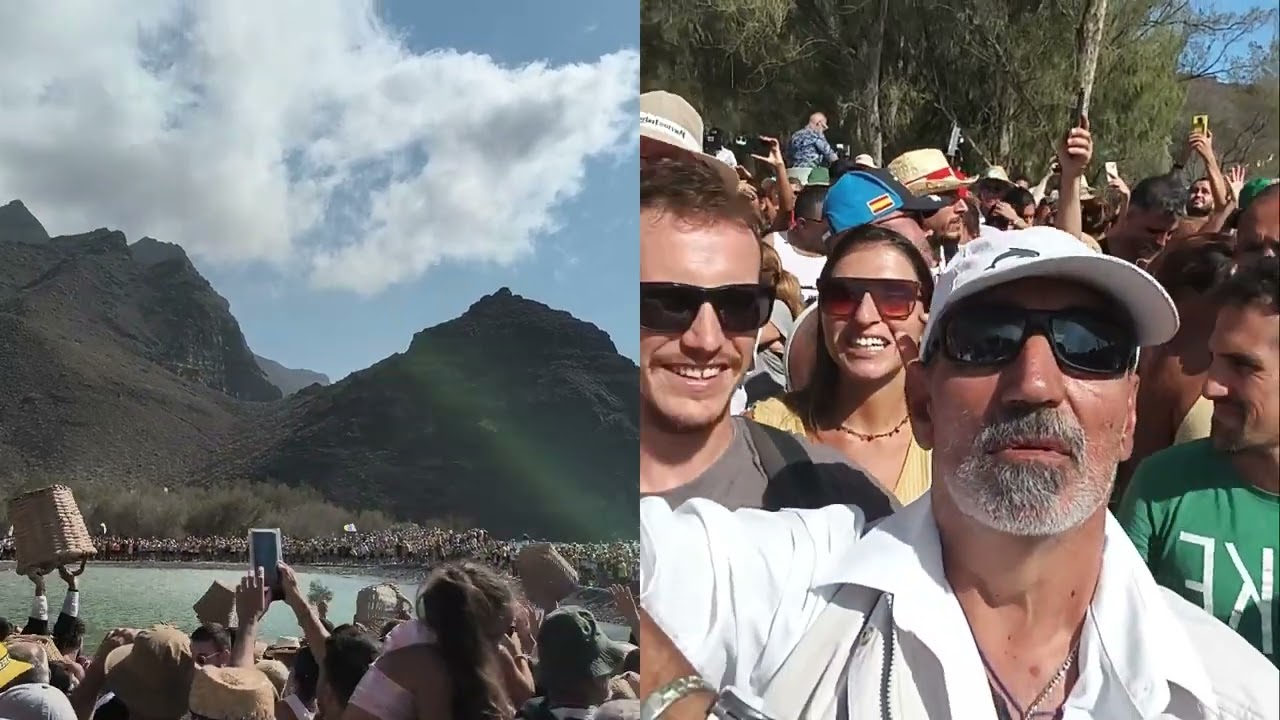 Fiesta Charco La Aldea Gran Canaria 🇮🇨🥁🪈🥁