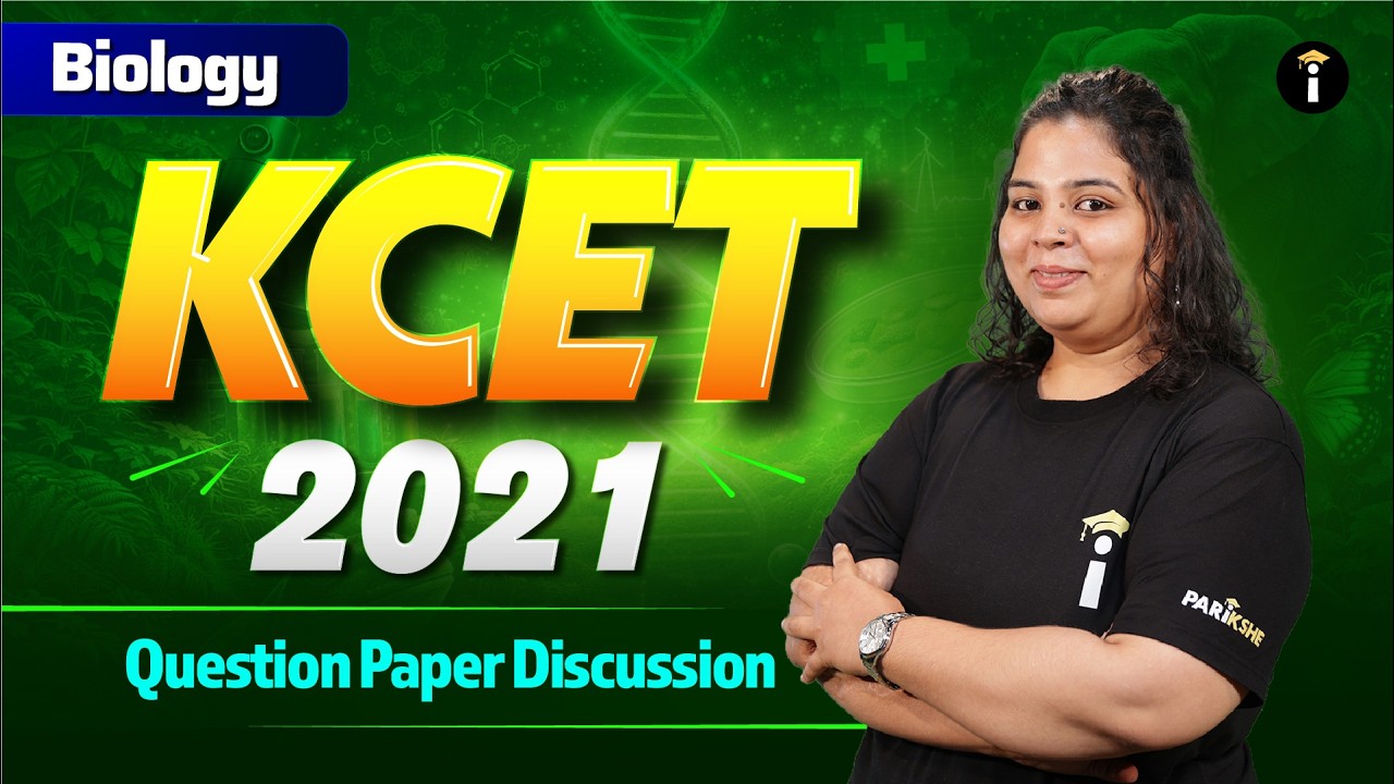 Biology KCET 2021 Question Paper + Solutions | Score 45+ Marks Guaranteed #kcet #studytips
