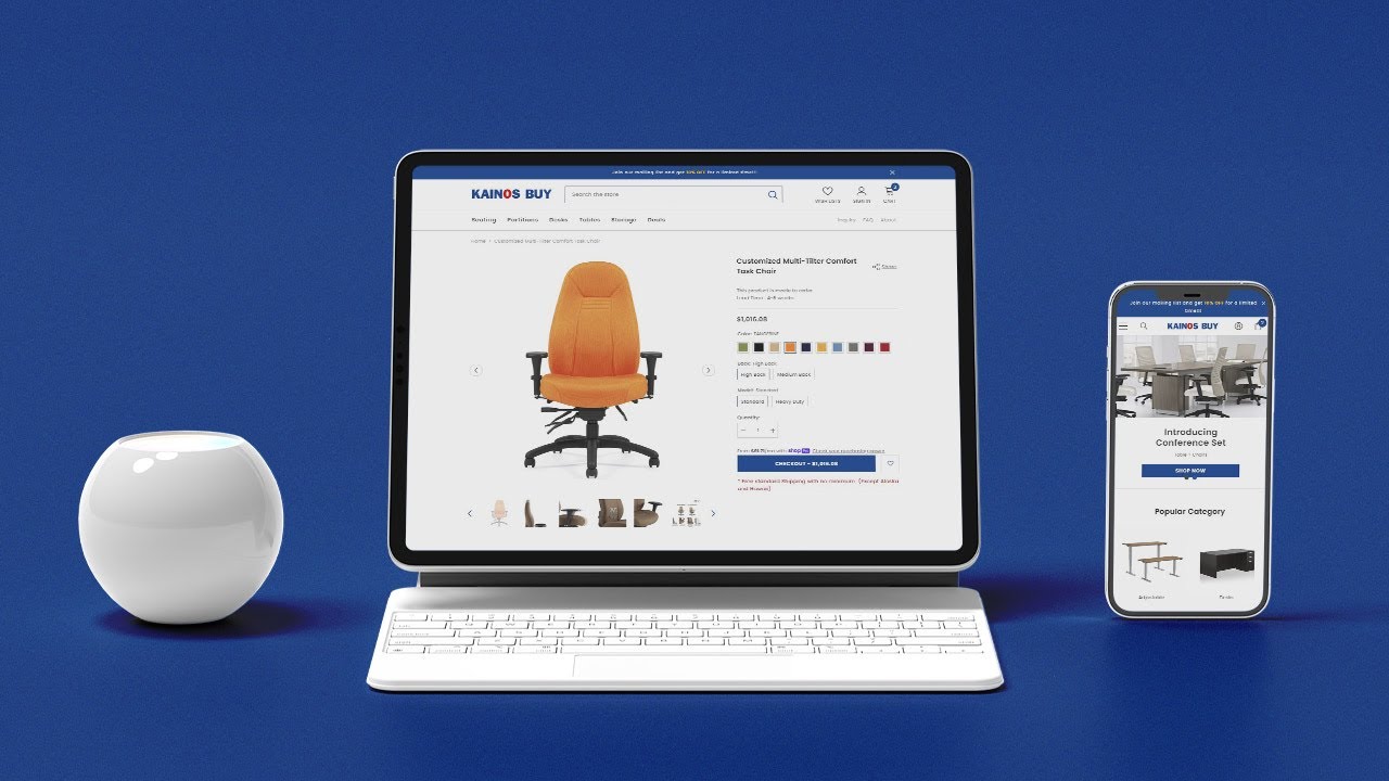 Welcome to Kainos! We specialize in customizing spaces to fit your individual needs.
