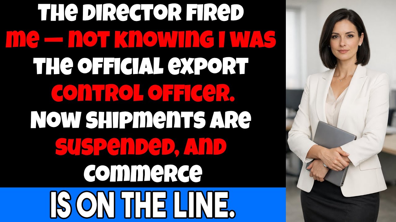 She Fired Me Without Knowing I Was the Export Control Officer — Now Commerce Is Involved
