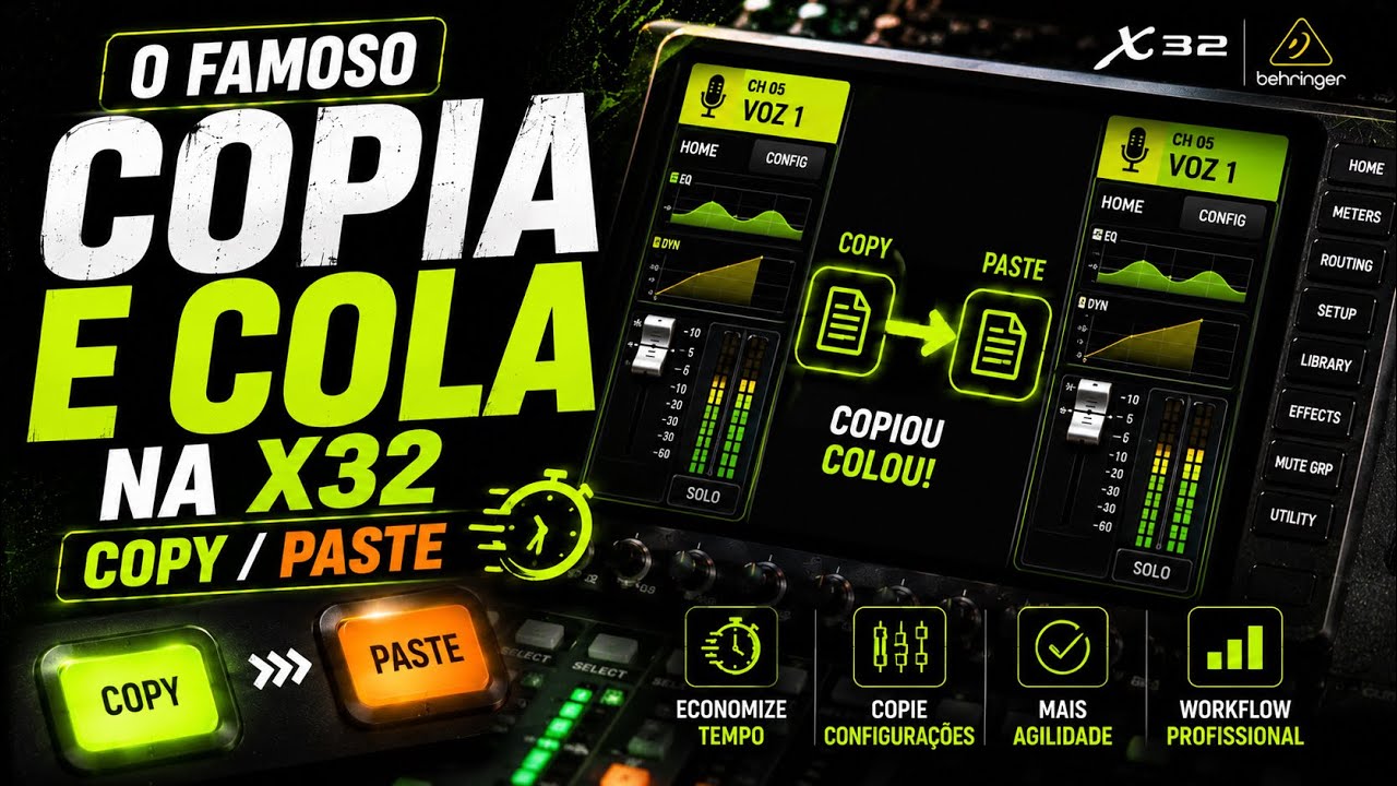 O FAMOSO COPIA E COLA NA X32 ( COPY, PASTE )