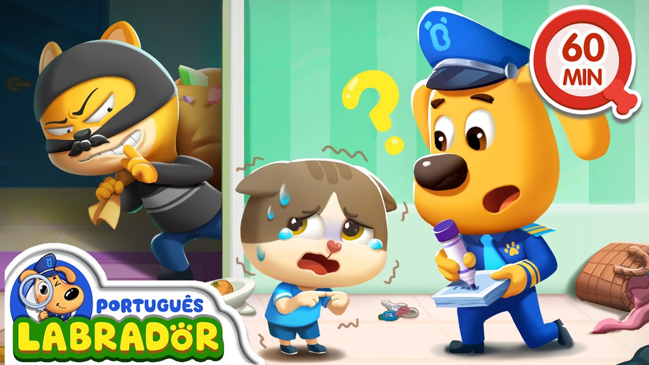 Detetive Labrador 🔍 - Não Minta por Bandidos | 60 MINUTOS do Devetive Labrador | BabyBus Português