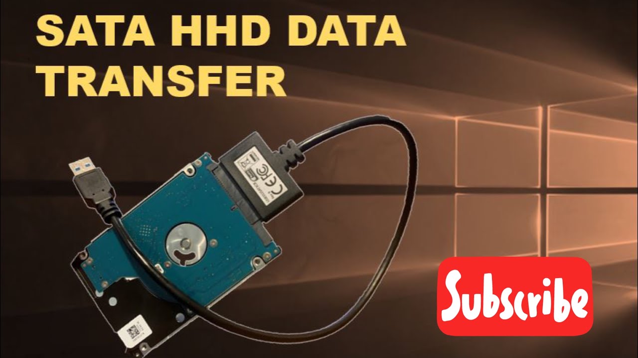 How To Transfer Data From SATA HD To A Computer - Step by Step