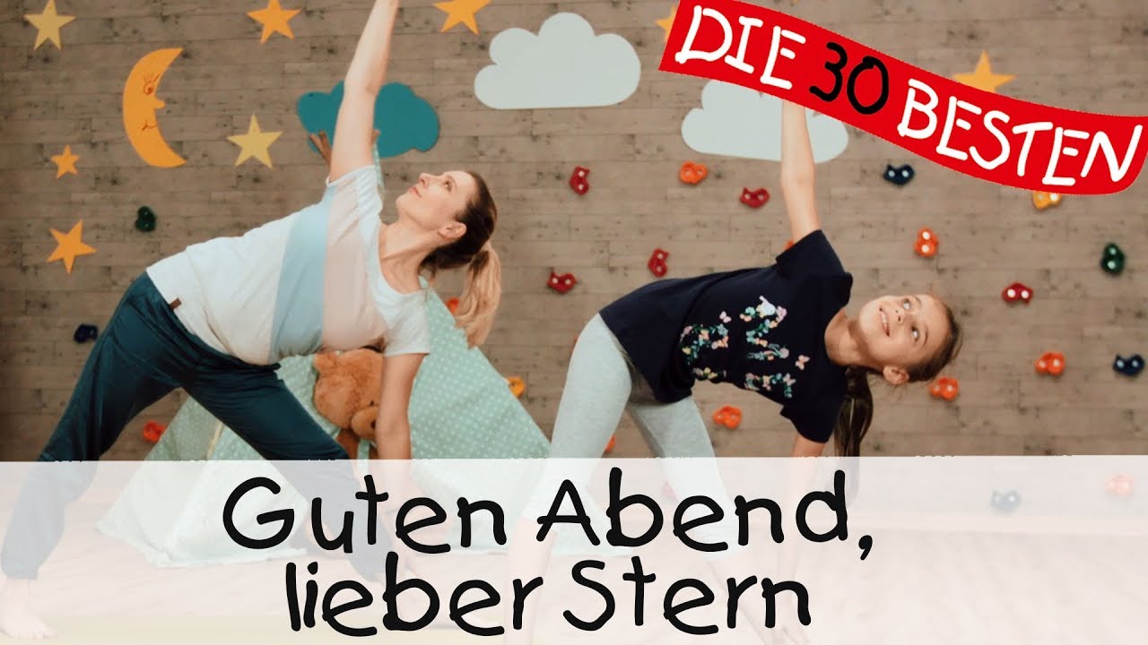 🙏🏼 Guten Abend, lieber Stern - Yoga Bewegungslieder für Kinder II Kinderlieder