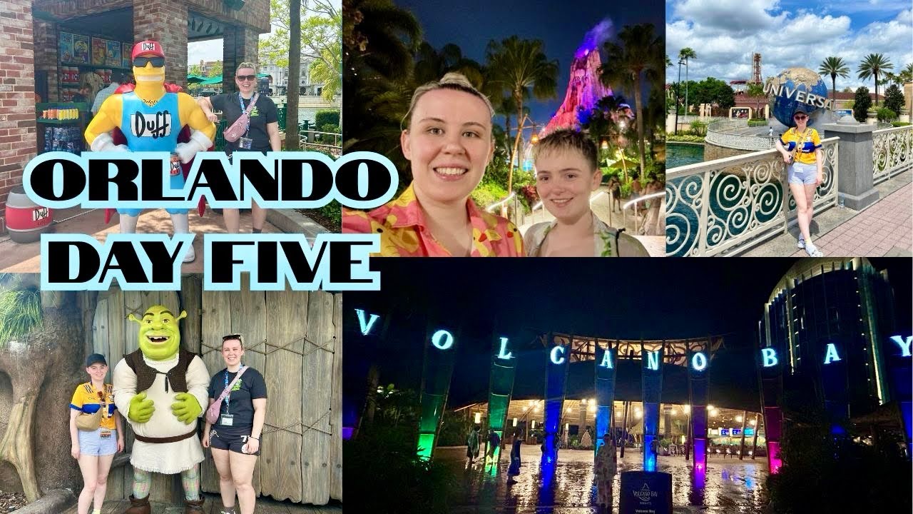 ORLANDO DAY 5 VLOG MAY 2025 | Come to Volcano Bay Nights with us | Universal Studios