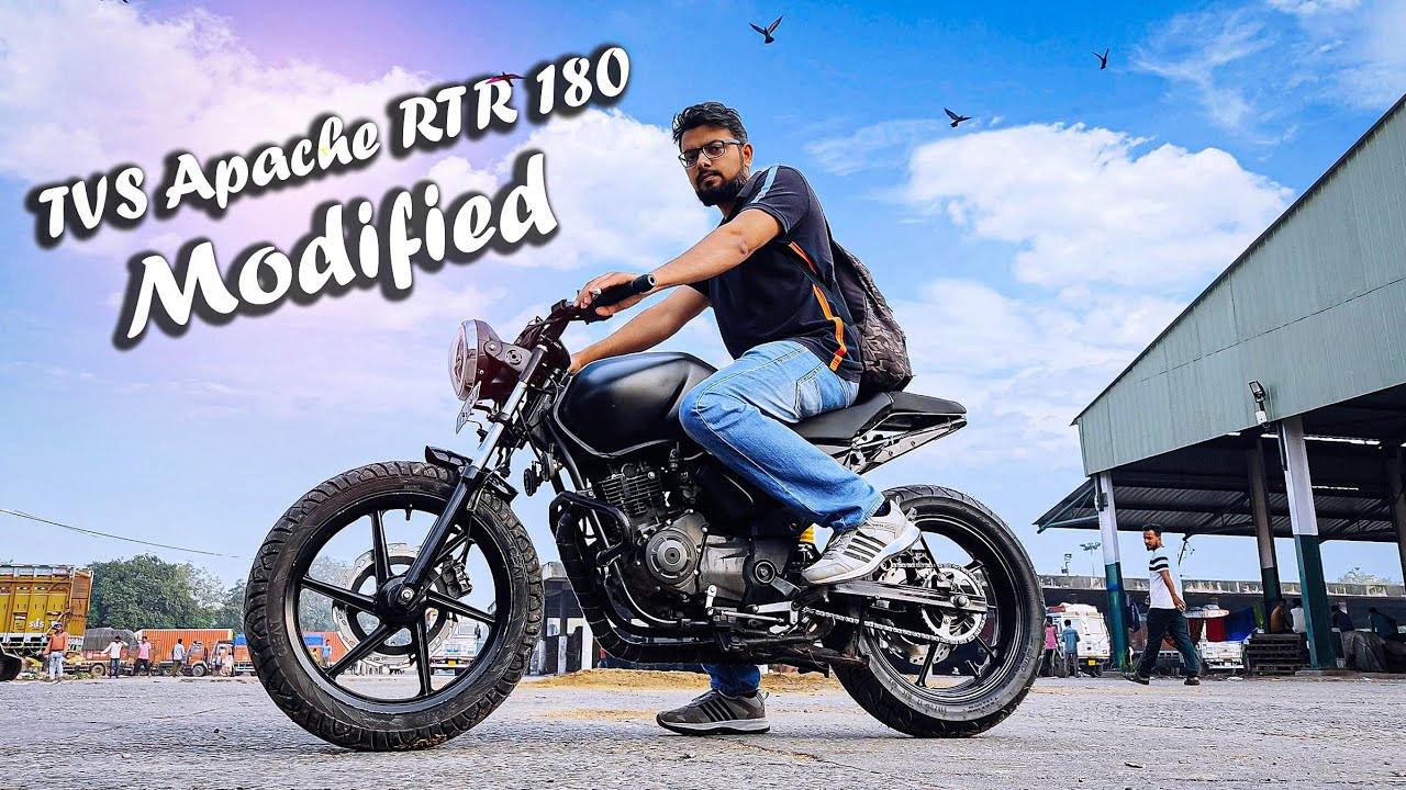 TVS Apache RTR 180 Modified | Modified Indian Bike | Apache Modified