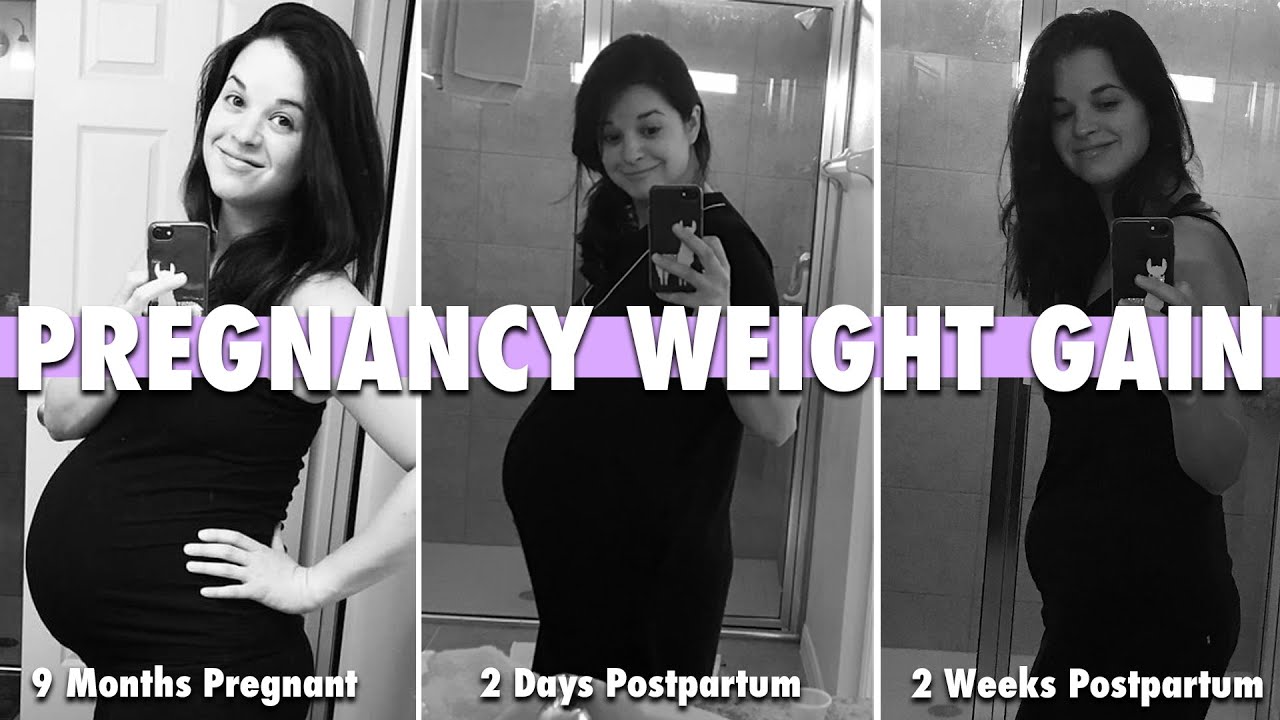 Weight Gain During Pregnancy // Expectation Vs. Reality And Postpartum Weight Loss