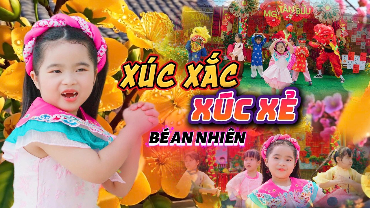 🍓 Bé An Nhiên🍓 Xúc Xắc Xúc Xẻ | Nhạc Thiếu Nhi Bé An Nhiên Hay Nhất