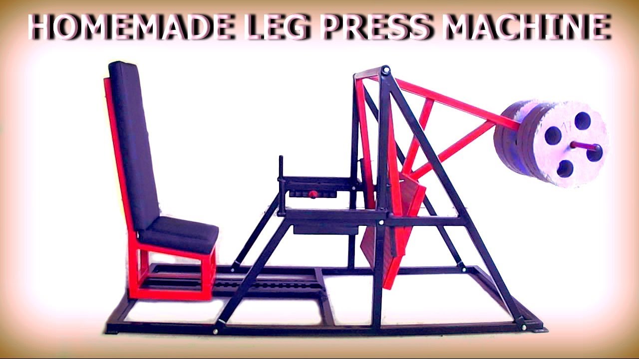 Homemade Leg Press Hip Press Machine DIY / NOZNA PRESA KUCNE IZRADE