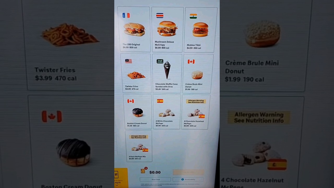 Посещение ресторана McDonald's Intl в Чикаго #mcdonalds #fastfood #macdonalds #mcd #foodreview