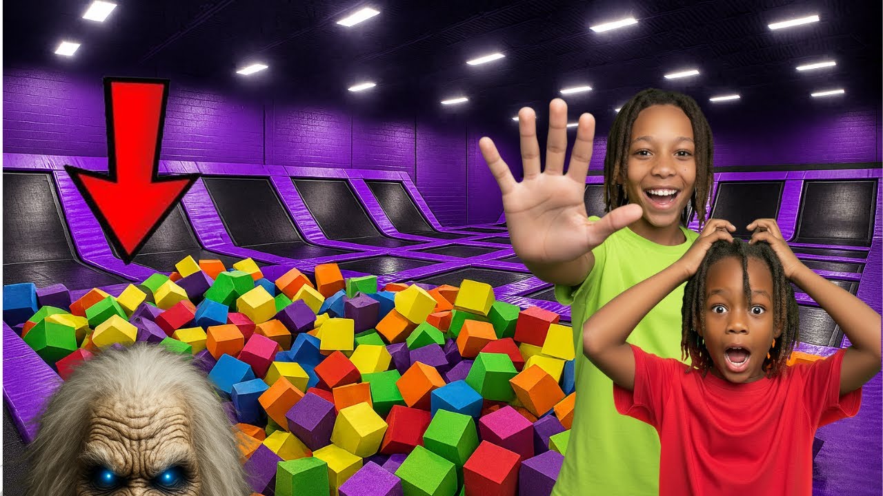 🎃 We Turned the Trampoline Park Into a Halloween Party!