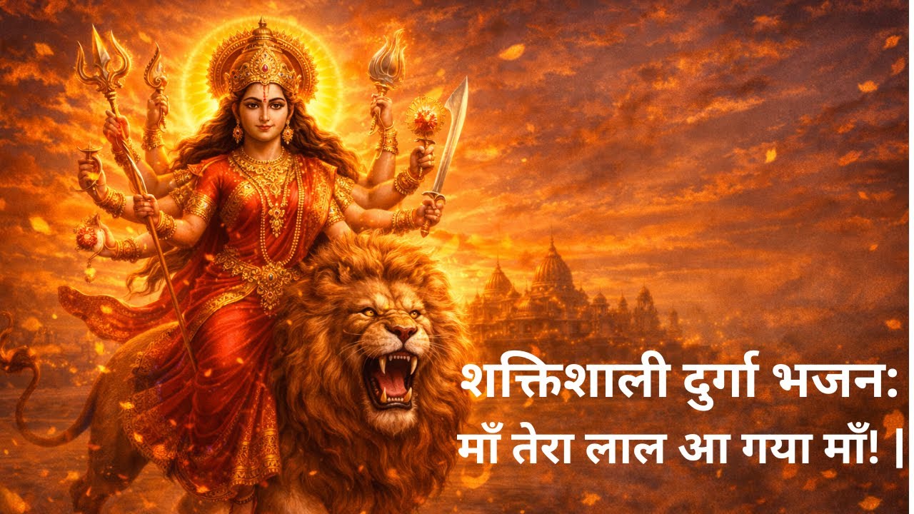 शक्तिशाली दुर्गा भजन: तेरा लाल आ गया माँ! | High Energy Devi Bhajan |