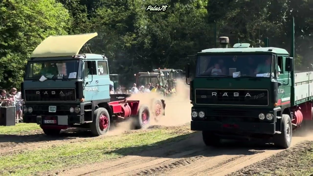 12. Szarvasi veterán találkozó. IFA L60-Rába-Ikarus