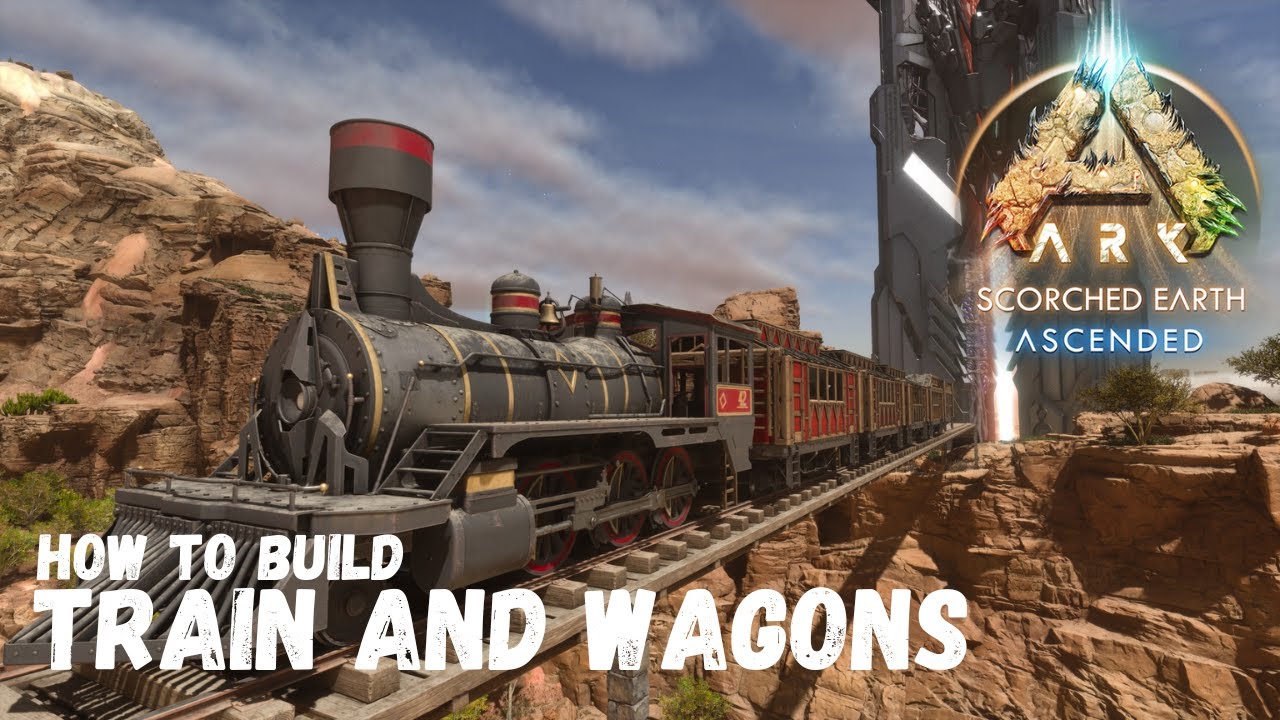 ARK Survival Ascended : How to build a train and wagons