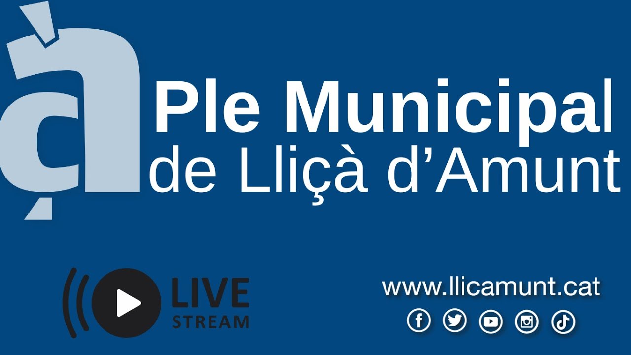 Ple municipal ordinari de 27 de novembre de 2025