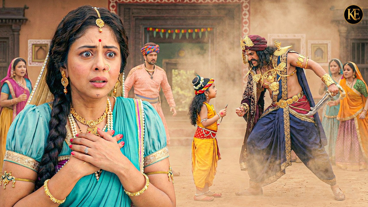 बाल कान्हा ने कंस को दी चुनौती, मैया यशोदा डर से काँप उठीं! || YMKN || Shree Krishan leela ||