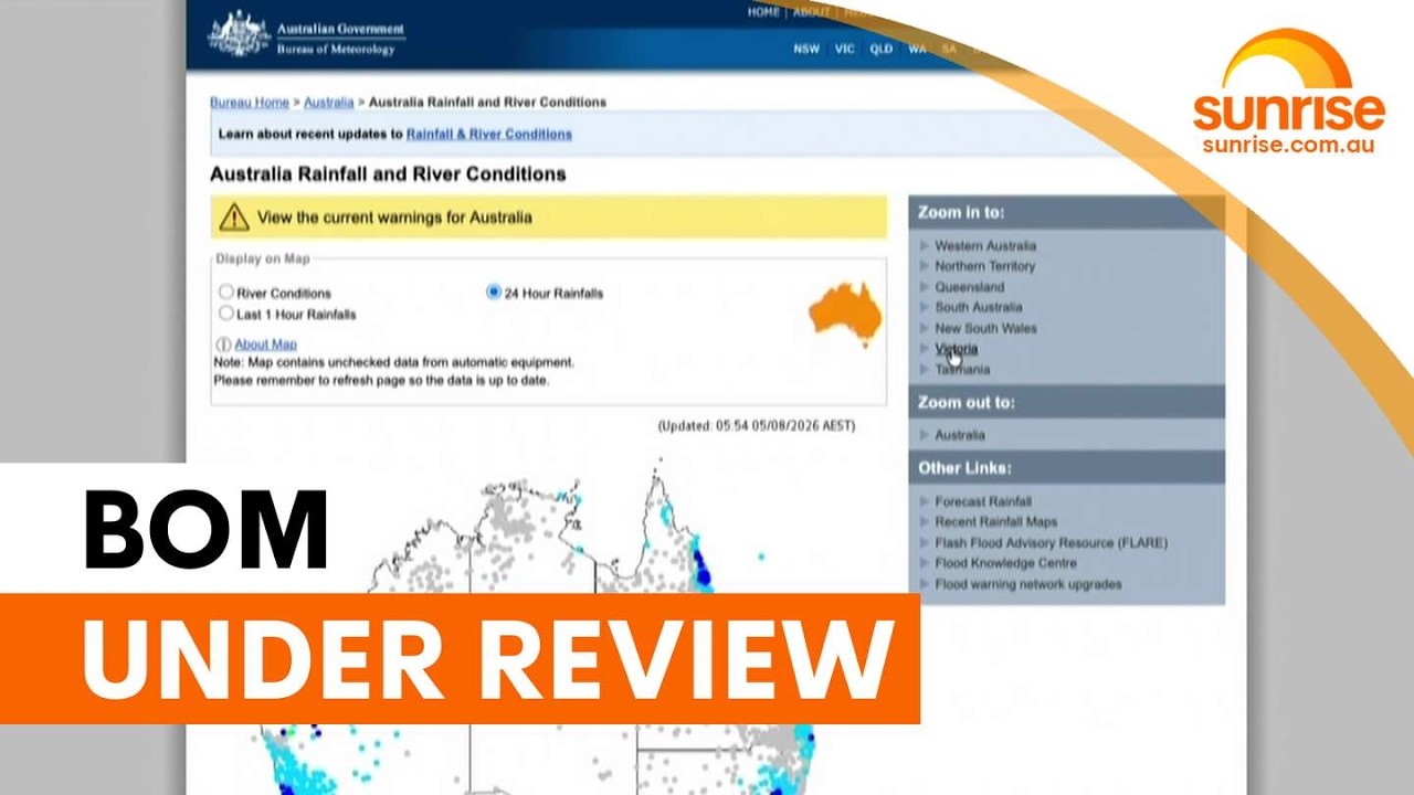 Bureau of Meteorology faces independent review after costly website redesign | Sunrise