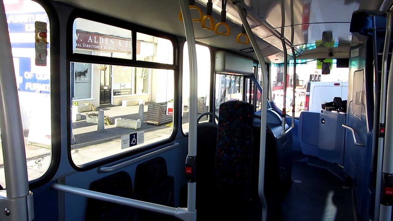 Hybrid bus ride - part 2 (engine stopping/electric pull-aways) - Ensignbus 501 (EU62 BSV)