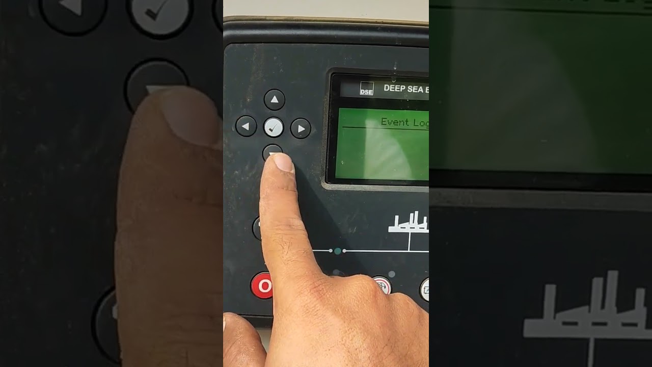 generator over current warning during short circuit and reset controller