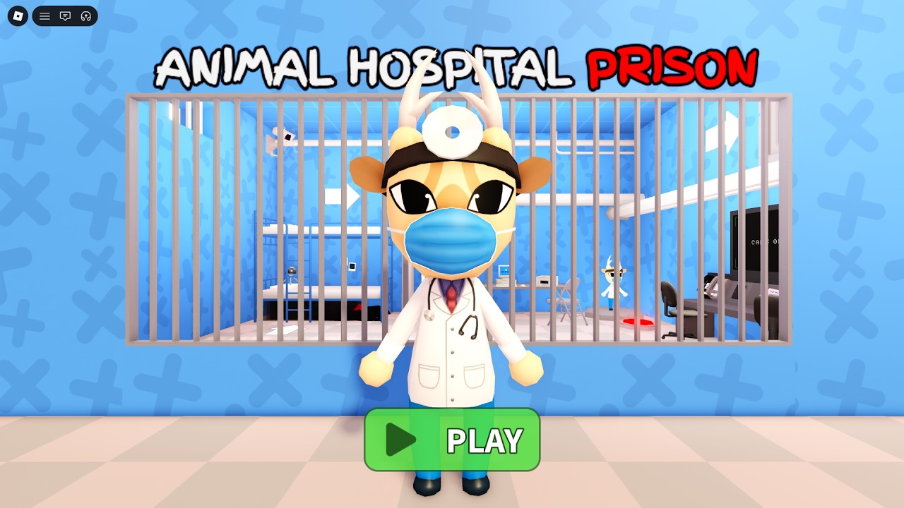 ANIMAL HOSPITAL PRISON! Obby roblox Gameplay Walkthrough No Death 4K