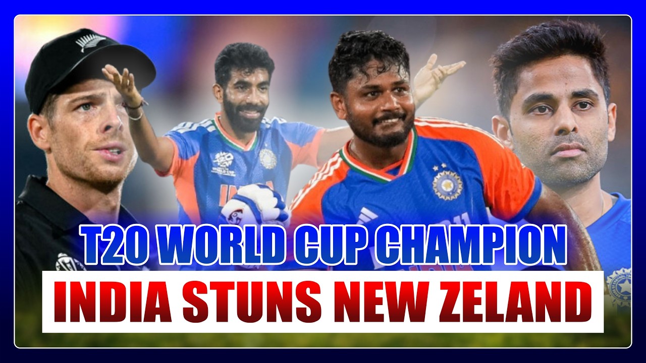 History Made! India Win T20 World Cup 2026 || First Team Ever to Lift 3 Titles