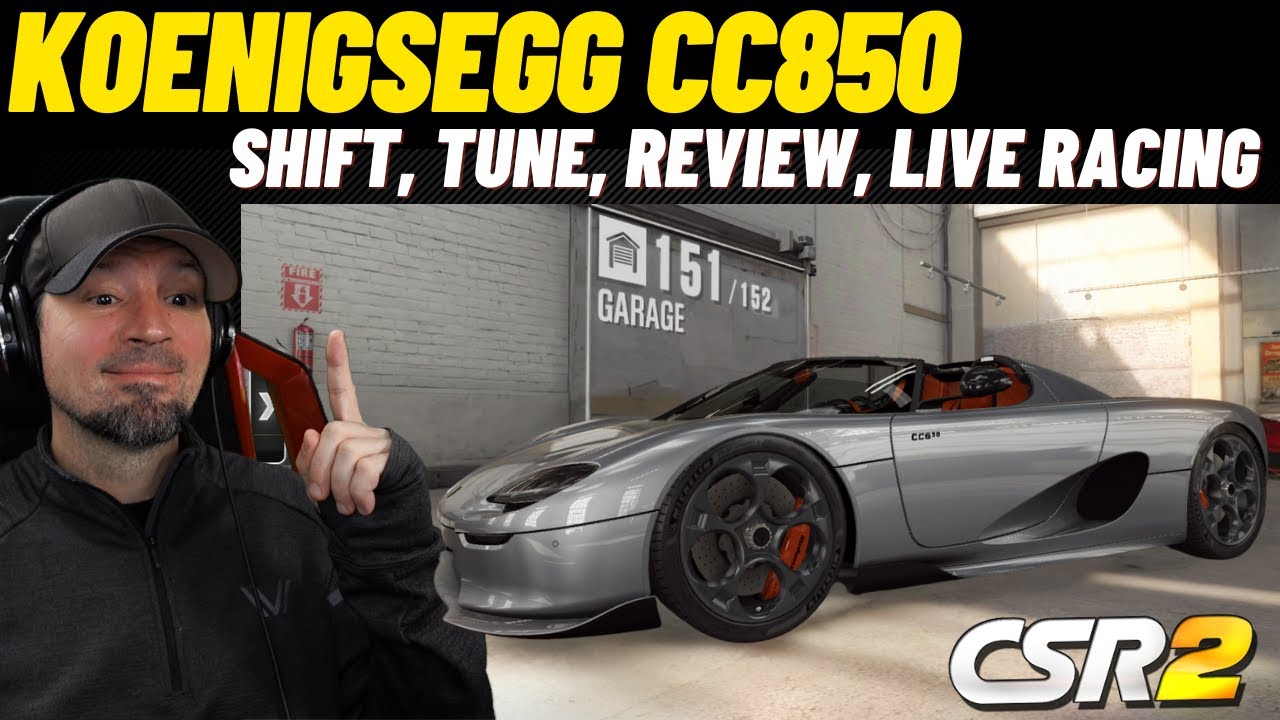 CSR2 Koenigsegg CC850 | Shift And Tune | Stage 5 | Stage 6 | Live Racing Setup | Review