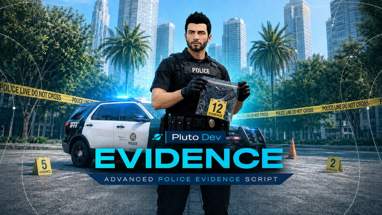 FiveM Evidence Script | Advanced Police & Crime Scene System | ESX / QBCore / QBOX