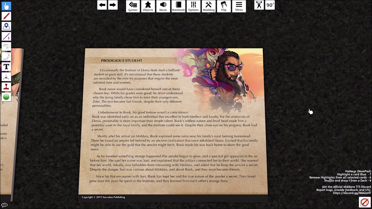 Let's Play Middara (Part 11.5) Characters and Combatants Lore